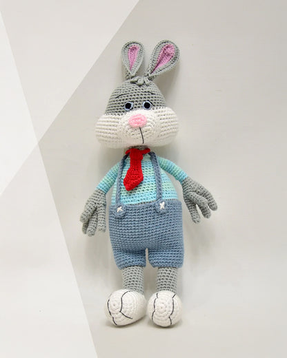 Happy Threads Jasper Bunny Soft Toy-Easily Washable-Plush Cuddly Toy For Newborn