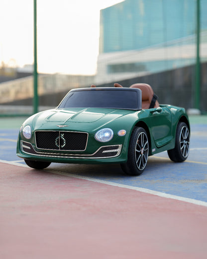 Bentley EXP 12 Speed 6e Ride On Car-Battery Operated-3 Point Safety Belt-With Manual or Remote Option to Steer-Tough Tires with Rear Suspension-Bold Gullwing Doors-Emotorad-For 3Y+ (Upto 30 Kg)-Green