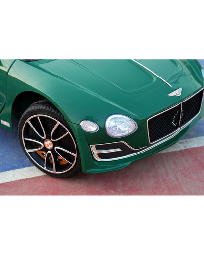 Bentley EXP 12 Speed 6e Ride On Car-Battery Operated-3 Point Safety Belt-With Manual or Remote Option to Steer-Tough Tires with Rear Suspension-Bold Gullwing Doors-Emotorad-For 3Y+ (Upto 30 Kg)-Green