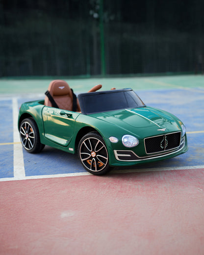 Bentley EXP 12 Speed 6e Ride On Car-Battery Operated-3 Point Safety Belt-With Manual or Remote Option to Steer-Tough Tires with Rear Suspension-Bold Gullwing Doors-Emotorad-For 3Y+ (Upto 30 Kg)-Green
