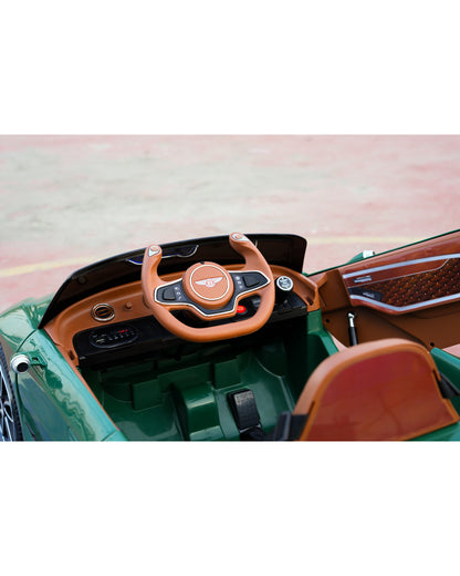 Bentley EXP 12 Speed 6e Ride On Car-Battery Operated-3 Point Safety Belt-With Manual or Remote Option to Steer-Tough Tires with Rear Suspension-Bold Gullwing Doors-Emotorad-For 3Y+ (Upto 30 Kg)-Green
