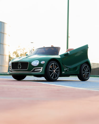 Bentley EXP 12 Speed 6e Ride On Car-Battery Operated-3 Point Safety Belt-With Manual or Remote Option to Steer-Tough Tires with Rear Suspension-Bold Gullwing Doors-Emotorad-For 3Y+ (Upto 30 Kg)-Green