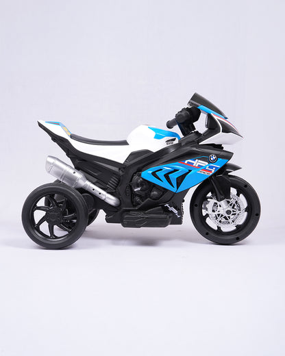 BMW HP4 Ride On Bike-Battery Operated-Push Button to Start-Precise Braking System-Anti Skid Wheels with Rear Suspension-Powerful Front Light-For 3Y +-Emotorad-Blue
