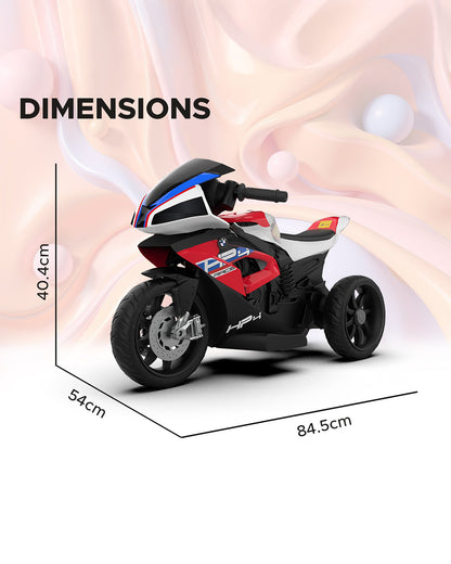 BMW HP4 Ride On Bike-Battery Operated-Push Button to Start-Precise Braking System-Anti Skid Wheels with Rear Suspension-Powerful Front Light-For 3Y +-Emotorad-Red
