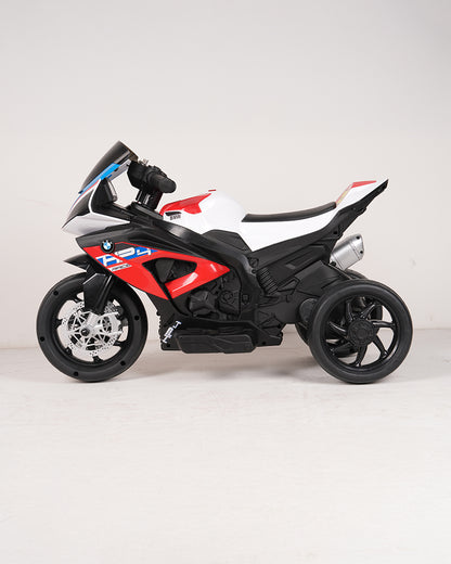 BMW HP4 Ride On Bike-Battery Operated-Push Button to Start-Precise Braking System-Anti Skid Wheels with Rear Suspension-Powerful Front Light-For 3Y +-Emotorad-Red