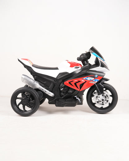 BMW HP4 Ride On Bike-Battery Operated-Push Button to Start-Precise Braking System-Anti Skid Wheels with Rear Suspension-Powerful Front Light-For 3Y +-Emotorad-Red