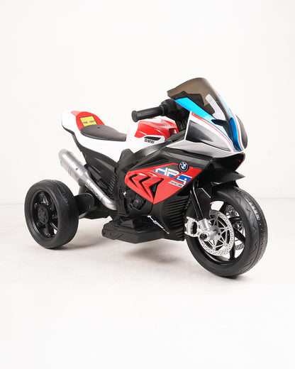 BMW HP4 Ride On Bike-Battery Operated-Push Button to Start-Precise Braking System-Anti Skid Wheels with Rear Suspension-Powerful Front Light-For 3Y +-Emotorad-Red