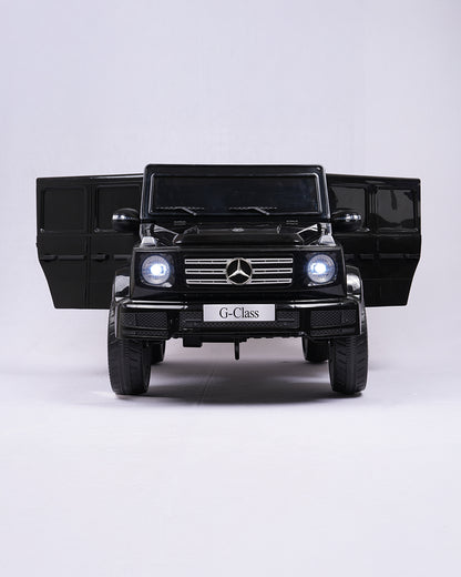 G Wagon Ride On Car-Battery Operated-With Manual or Remote Option to Steer-Tough Tires with Rear Suspension-Integrated Music-Emotorad-For 3Y+ (Upto 30 kg)-Black