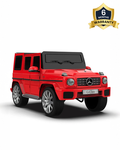 G Wagon Ride On Car-Battery Operated-With Manual or Remote Option to  Steer-Tough Tires with Rear Suspension-Integrated Music-Emotorad-For 3Y+  (Upto 30