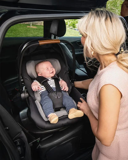 Nuna Arra Next Baby Car Seat-Rear Facing-3 Positions & 157 Degrees Flat Reclining Seat-Lightweight-10 Positions Adjustable Headrest-For 0 to 1.5Y (Upto 13 Kg)-Caviar