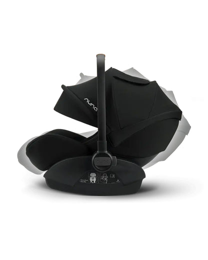 Nuna Arra Next Baby Car Seat-Rear Facing-3 Positions & 157 Degrees Flat Reclining Seat-Lightweight-10 Positions Adjustable Headrest-For 0 to 1.5Y (Upto 13 Kg)-Caviar