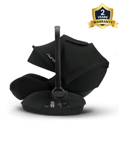 Nuna Arra Next Baby Car Seat-Rear Facing-3 Positions & 157 Degrees Flat Reclining Seat-Lightweight-10 Positions Adjustable Headrest-For 0 to 1.5Y (Upto 13 Kg)-Caviar