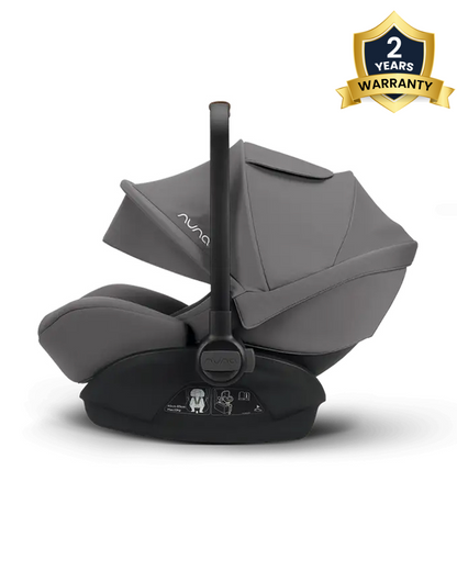 Nuna Arra Next Baby Car Seat-Rear Facing-3 Positions & 157 Degrees Flat Reclining Seat-Lightweight-10 Positions Adjustable Headrest-For 0 to 1.5Y (Upto 13 Kg)-Granite