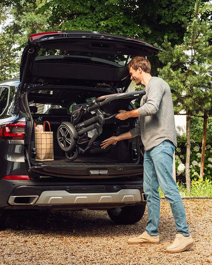 Nuna Demi Next Baby Stroller-With Cup Holder-Height Adjustable Parent Handle Bar-Reversible Seat-Wide Front Wheels-10 Kg Spacious Basket-2 Years Warranty-For 6M to 4Y (Upto 22 Kg)-Granite