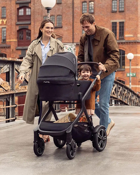Nuna Demi Next Baby Stroller-Height Adjustable Parent Handle Bar-Reversible Seat-Wide Front Wheels-10 Kg Spacious Basket-2 Years Warranty-For 6M to 4Y (Upto 22 Kg)-Granite