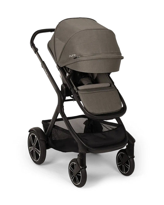 Nuna Demi Next Baby Stroller-Height Adjustable Parent Handle Bar-Reversible Seat-Wide Front Wheels-10 Kg Spacious Basket-2 Years Warranty-For 6M to 4Y (Upto 22 Kg)-Granite