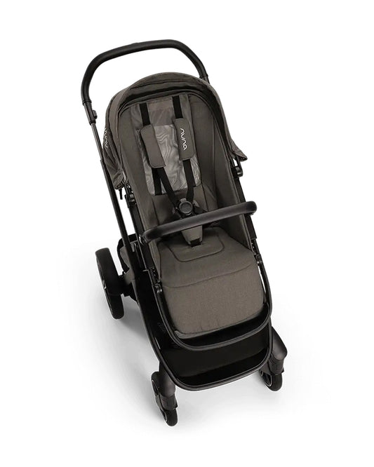 Nuna Demi Next Baby Stroller-Height Adjustable Parent Handle Bar-Reversible Seat-Wide Front Wheels-10 Kg Spacious Basket-2 Years Warranty-For 6M to 4Y (Upto 22 Kg)-Granite