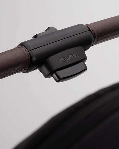 Nuna TRVL Dubl Twin Baby Stroller-Individually Adjustable Near Flat Reclining Seat-One Hand Fold-With Cup Holder-Large Storage Basket-2 Years Warranty-0 to 4Y (Upto 22 Kg)-Caviar