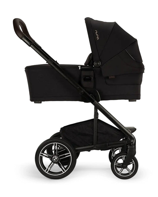 Nuna Mixx Next BMW Collection Stroller-With Cup Holder-Metal BMW Badge On Window Flap-Exclusvie Wheels With BMW Trinity Pattern-2 Years Warranty-Pram for 0 to 4Y (Upto 22 Kg)-Element