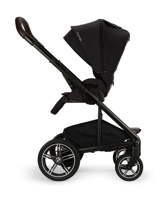 Nuna Mixx Next BMW Collection Stroller-With Cup Holder-Metal BMW Badge On Window Flap-Exclusvie Wheels With BMW Trinity Pattern-2 Years Warranty-Pram for 0 to 4Y (Upto 22 Kg)-Element