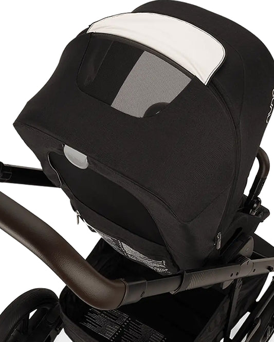 Nuna Mixx Next BMW Collection Stroller-With Cup Holder-Metal BMW Badge On Window Flap-Exclusvie Wheels With BMW Trinity Pattern-2 Years Warranty-Pram for 0 to 4Y (Upto 22 Kg)-Element