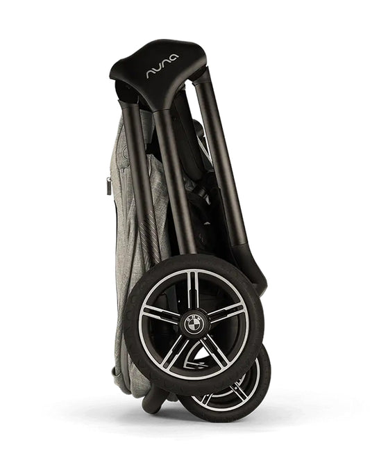 Nuna TRIV Next BMW Collection Stroller-With Cup Holder-Metal BMW Badge On Window Flap-Exclusvie Wheels With BMW Trinity Pattern-2 Years Warranty-Pram for 0 to 4Y (Upto 22 Kg)-Graphene