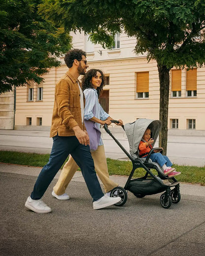 Nuna TRIV Next BMW Collection Stroller-With Cup Holder-Metal BMW Badge On Window Flap-Exclusvie Wheels With BMW Trinity Pattern-2 Years Warranty-Pram for 0 to 4Y (Upto 22 Kg)-Graphene