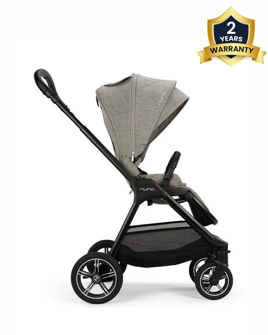 Nuna TRIV Next BMW Collection Stroller-With Cup Holder-Metal BMW Badge On Window Flap-Exclusvie Wheels With BMW Trinity Pattern-2 Years Warranty-Pram for 0 to 4Y (Upto 22 Kg)-Graphene