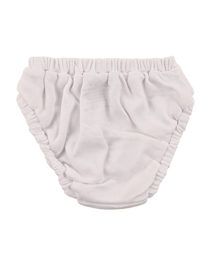 nuluv Navy Blue & White Brief-Cotton-Solid-Pack of 2-For Infants