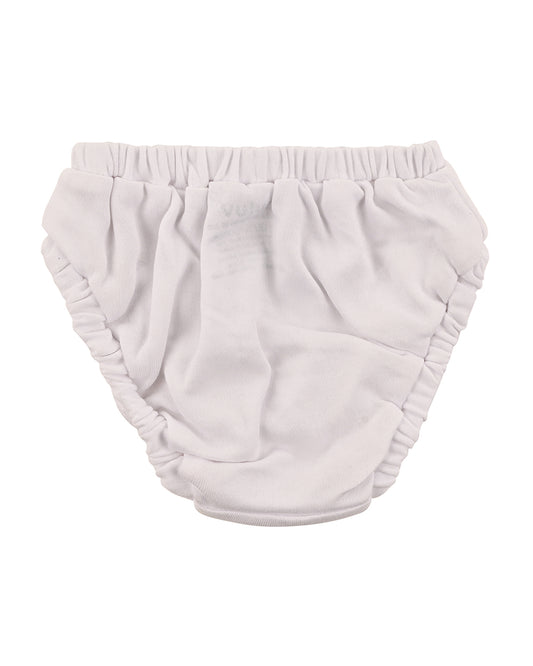 nuluv Navy Blue & White Brief-Cotton-Solid-Pack of 2-For Infants