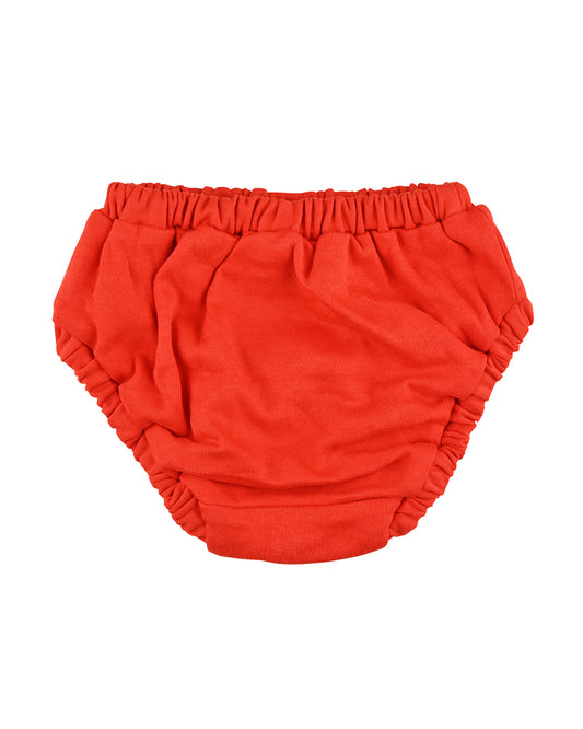 nuluv White & Red Briefs-Cotton-Other Prints-Pack of 2-For Infants