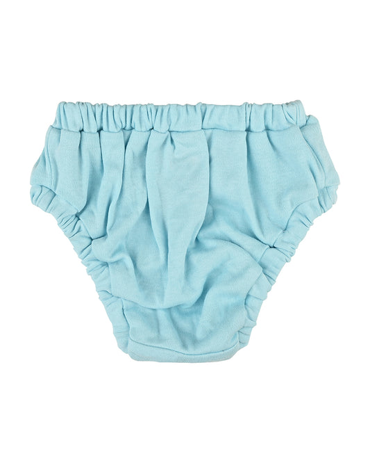nuluv Light Blue & White Bloomers-Cotton-Solid-Pack of 2-For Infants
