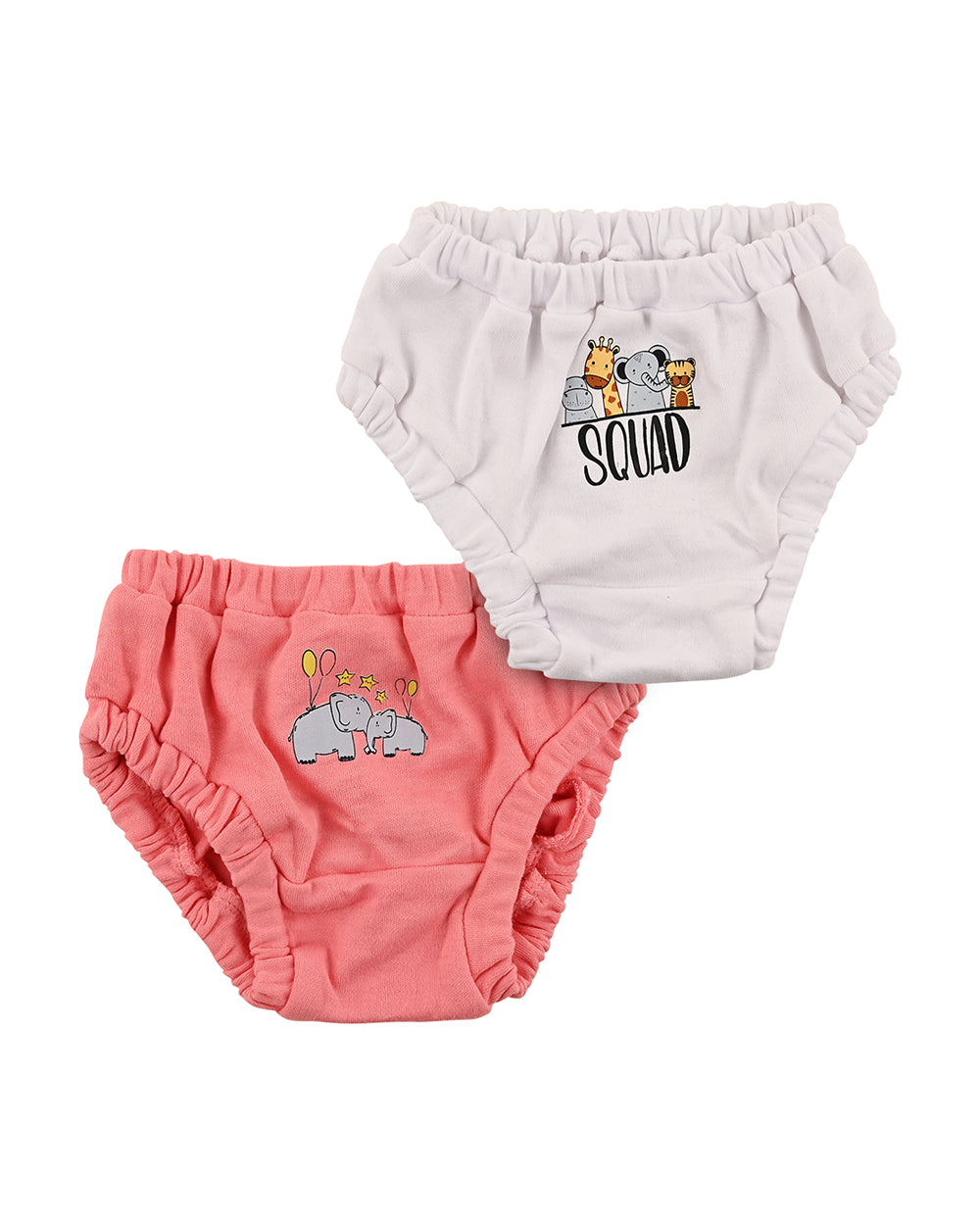 Peach Pink & White