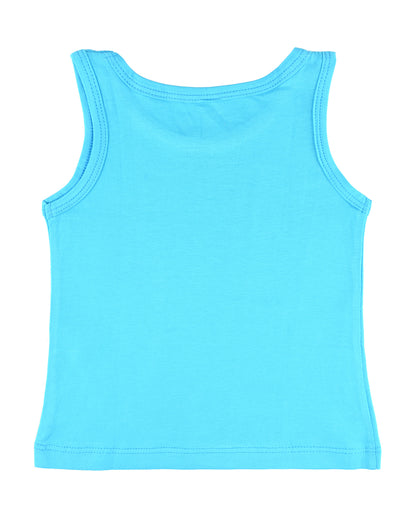 nuluv Turquoise Vests-Cotton-Striped-Pack of 2-For Infants