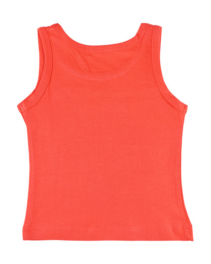 nuluv Red Vests-Cotton-Striped-Pack of 2-For Infants