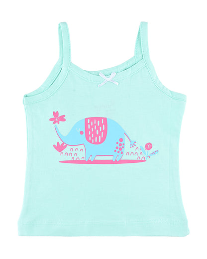 nuluv Light Blue Vest-Cotton-Polka Dots-Pack of 2-For Infants