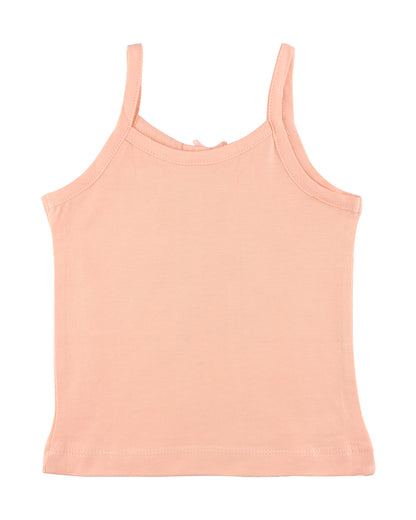 nuluv Pink Vests-Cotton-Striped-Pack of 2-For Infants