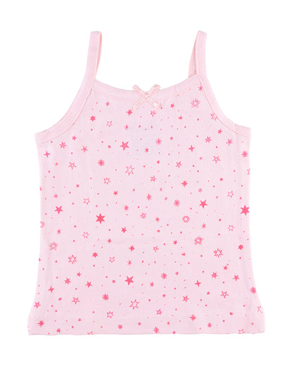 nuluv Pink Vest-Cotton-Polka Dots-Pack of 2-For Infants