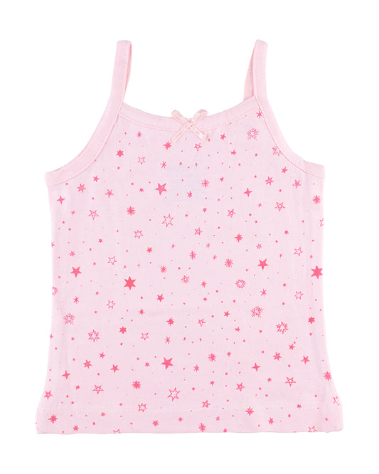nuluv Pink Vest-Cotton-Polka Dots-Pack of 2-For Infants