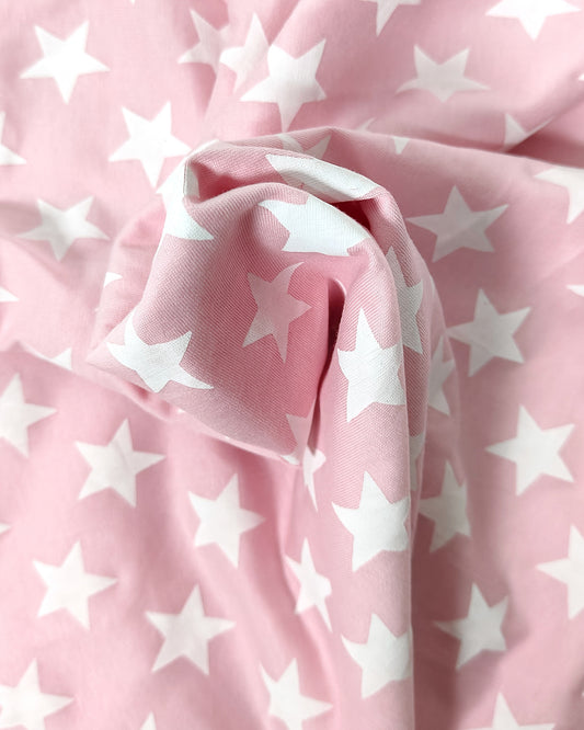 nuluv Star Hooded Baby Bath Towel-100% Cotton Single Jersey-Pink