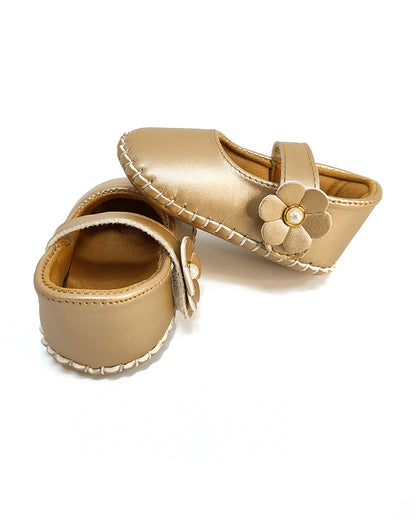 nuluv Golden Velcro Bellies-Party Booties-For Infants