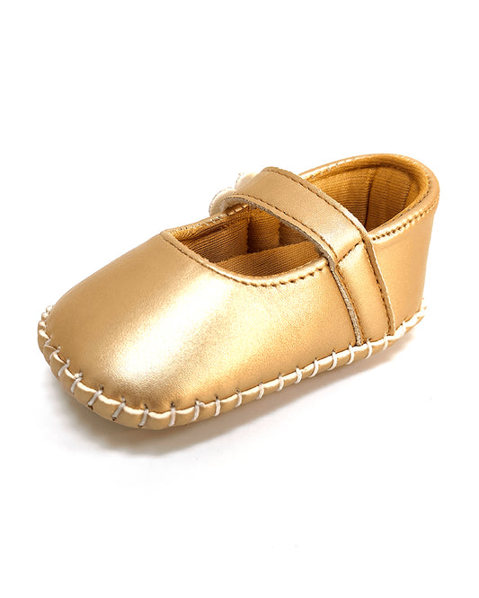 nuluv Golden Velcro Bellies-Party Booties-For Infants