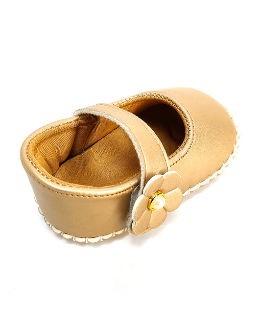 nuluv Golden Velcro Bellies-Party Booties-For Infants