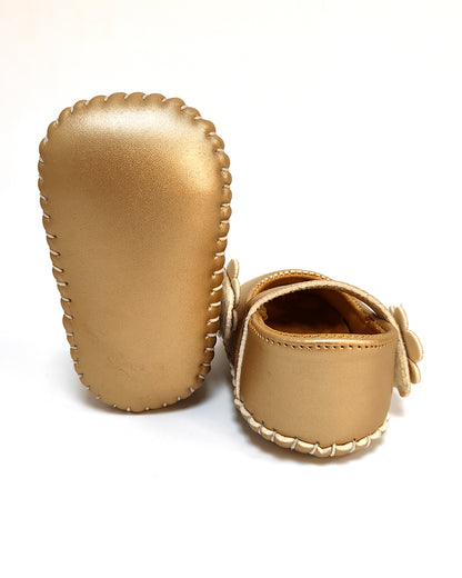 nuluv Golden Velcro Bellies-Party Booties-For Infants