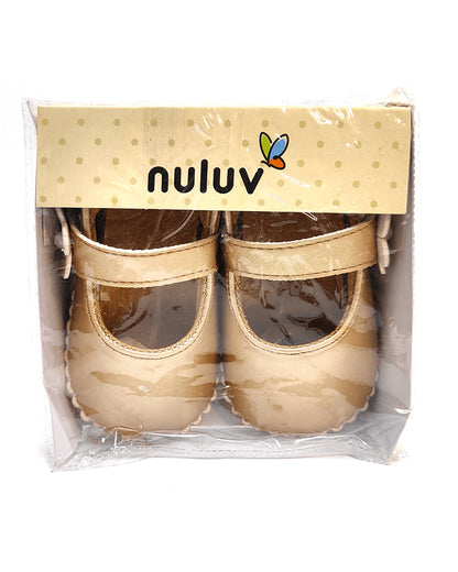 nuluv Golden Velcro Bellies-Party Booties-For Infants