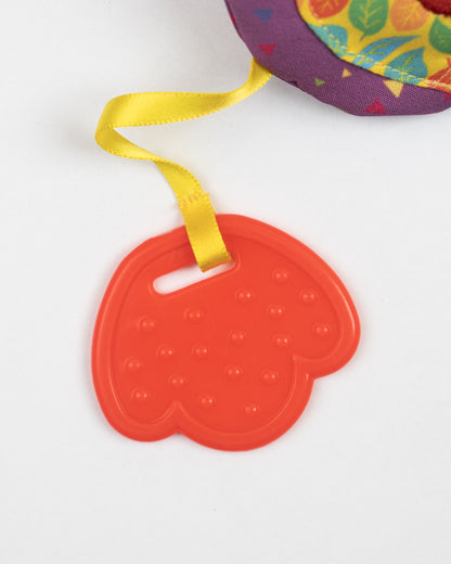 nuluv Butterfly Cot Rattle Teether Toy-Easy Attachment with Stroller & Crib-For Infants