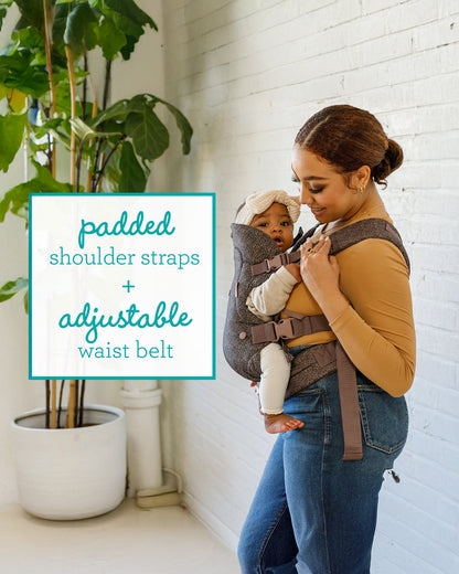 Infantino Flip 4-in-1 Convertible Baby Carrier-With 4 Carrying Positions-Head Support For Extra Comfort-Adjustable Waist Belt-For 0 to 3Y ( 3.5 to 14 Kg)-Leopard