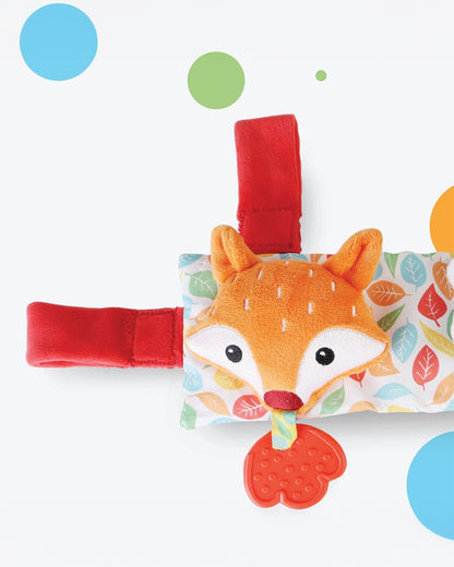 nuluv Stroller Cot Rattle Teether Toy-Easy Attachment with Stroller & Crib-For Infants