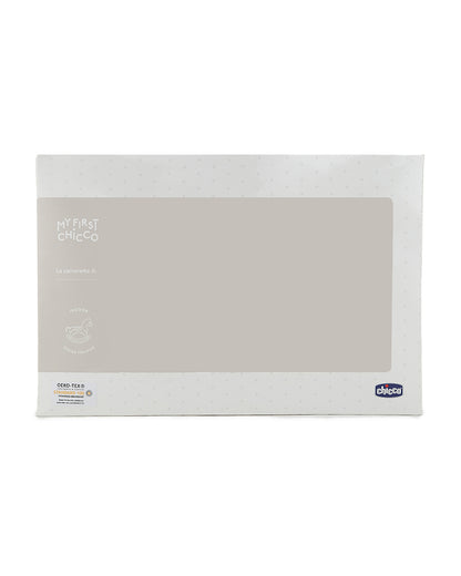 Chicco Hooded Baby Bath Towel-100% Organic Cotton-Light Pink