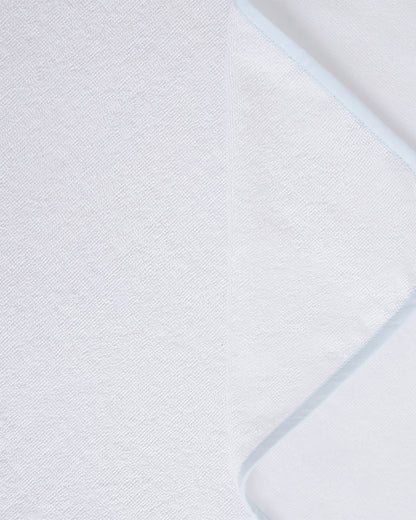 Chicco Hooded Baby Bath Towel-100% Organic Cotton-Light Blue